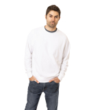 econscious EC5200 Unisex Motion Crewneck Sweatshir in White
