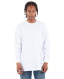 Shaka Wear SHMHLS Adult Max Heavyweight Long-Sleev in White
