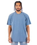 Shaka Wear SHGD Garment-Dyed Crewneck T-Shirt in Washed denim