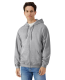 Gildan SF600 Unisex Softstyle Fleece Hooded Sweats in Sport grey