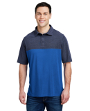 Core 365 CE112C Men's Fusion ChromaSoft Colorblock in True royal/ classic navy heather