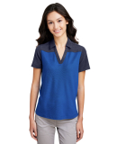 Core 365 CE112CW Ladies' Fusion ChromaSoft Colorbl in True royal/ classic navy heather