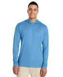 Team 365 TT41 Men's Zone Performance Hooded T-Shir in Sport light blue