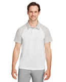 Team 365 TT21C Men's Command Snag-Protection Color in White/ sport silver
