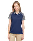 Team 365 TT21CW Ladies' Command Snag-Protection Co in Sport dark navy heather/ sport graphite