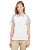 Team 365 TT21CW Ladies' Command Snag-Protection Co in White/ sport silver