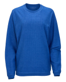 Boxercraft D02 Ladies Rally Corduroy Knit Pullover in Electric royal