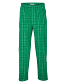 Boxercraft BM6624 Men's Harley Flannel Pant with P in Kelly field day plaid