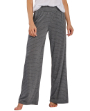 Boxercraft BW6615 Ladies' Evelyn Stripe Wide Leg P in Black/ oxford