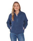 Boxercraft BW8501 Ladies' Everest Pile Fleece Half in Indigo