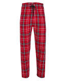 Boxercraft BW6620 Ladies' 'Haley' Flannel Pant wit in Red/ white