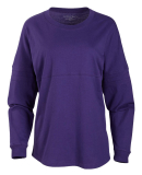 Boxercraft BW3514 Ladies' Oversized Pom Pom Jersey in Purple