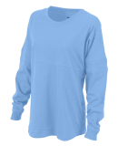 Boxercraft BW3514 Ladies' Oversized Pom Pom Jersey in Skye blue