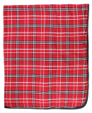 Boxercraft FB250 Premium Flannel Blanket in Red/ black