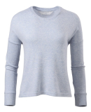 Boxercraft L06 Ladies' Cuddle Soft Boxy Crewneck S in Sky blue heather