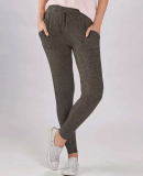 Boxercraft L09 Ladies' Cuddle Soft Jogger Pant wit in Charcoal heather