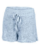 Boxercraft L11 Ladies' Cuddle Soft Short in Sky blue heather