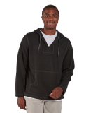 Boxercraft BM5301 Men's Baja Sweater Fleece Pullov in Black charcoal heather