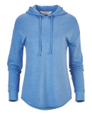 Boxercraft BW5301 Ladies' Dream Fleece Pullover Ho in Blue heather