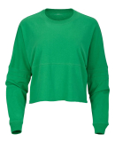 Boxercraft BW3515 Ladies' Cropped Retro Pom Pom Je in Shamrock