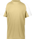 Augusta Sportswear 1517 Adult Cutter Jersey in Vegas gold/ white