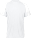 Augusta Sportswear 1518 Youth Cutter Jersey in White/ white