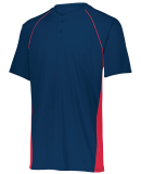 Augusta Sportswear 1560 Unisex True Hue Technology in Navy/ red