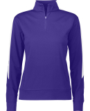 Augusta Sportswear 4388 Ladies' Medalist 2.0 Pullo in Purple/ white