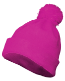 Augusta Sportswear 6816 Two Layer Acrylic Knit Pom in Power pink