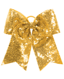 Augusta Sportswear 6702 Sequin Cheer Glitter Bow in Gold