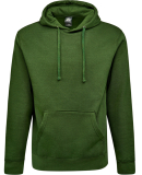 J America 8720 Unisex BTB Fleece Hooded Sweatshirt in Forest green