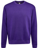 J America 8721 Unisex BTB Fleece Sweatshirt in Purple