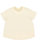 LA T 3519 Ladies' Hi-Lo T-Shirt in Natural