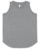 LA T 3592 Ladies' Relaxed Tank in Granite heather