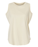 LA T 3592 Ladies' Relaxed Tank in Natural