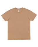LA T 6902 Adult Vintage Wash T-Shirt in Washed coyote brown