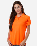 Harriton M208W Ladies' Charge Snag and Soil Protec in Safety orange