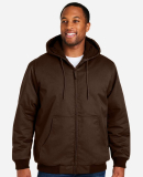 Harriton M722 Unisex ClimaBloc® Heavyweight Hoode in Dark mocha
