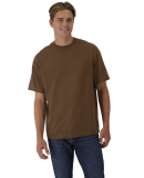 Hanes 5180R Unisex Retro Beefy T-Shirt in Army brown