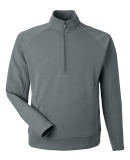 J America 8751 Unisex Apex Fleece Quarter-Zip in Steel