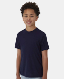 Hanes 484Y Youth Cool-Dri Cotton Touch T-Shirt in Athletic navy