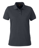 Harriton M205W Ladies' Valiant Cotton Snag Protect in Dark charcoal