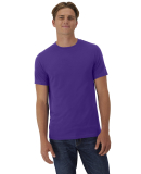 Hanes 4873 Unisex Cool-Dri Cotton Touch T-Shirt in Athletic purple