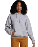 Jerzees H12M Unisex Rugged™ Hooded Sweatshirt in Athletic heather