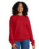 Jerzees IC48M Unisex Ultimate™ CVC Ring-Spun Swe in True red