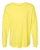 Boxercraft T14 Women's Jersey Pom Pom Long Sleeve  in Lemon