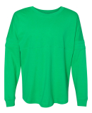 Boxercraft T14 Women's Jersey Pom Pom Long Sleeve  in Spring green