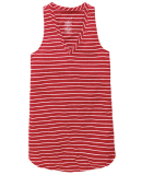 Boxercraft T89 Women's Margo Tank in Red stripe