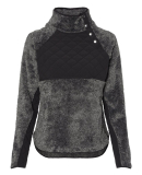 Boxercraft FZ06 Women's Quilted Fuz in Black pepper/ black