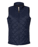 Weatherproof W207359 Women's Vintage Diamond Quilt in Navy